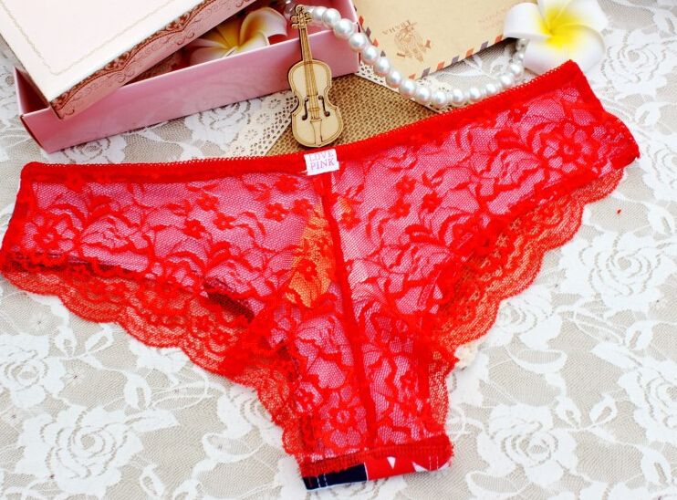 2021 Underwear Ladys Sexy Lace Underwear Women Fashion Cotton Flag