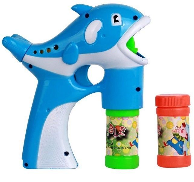 pink bubble gun machine