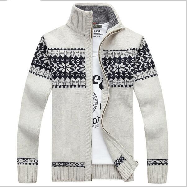 mens patterned pullover