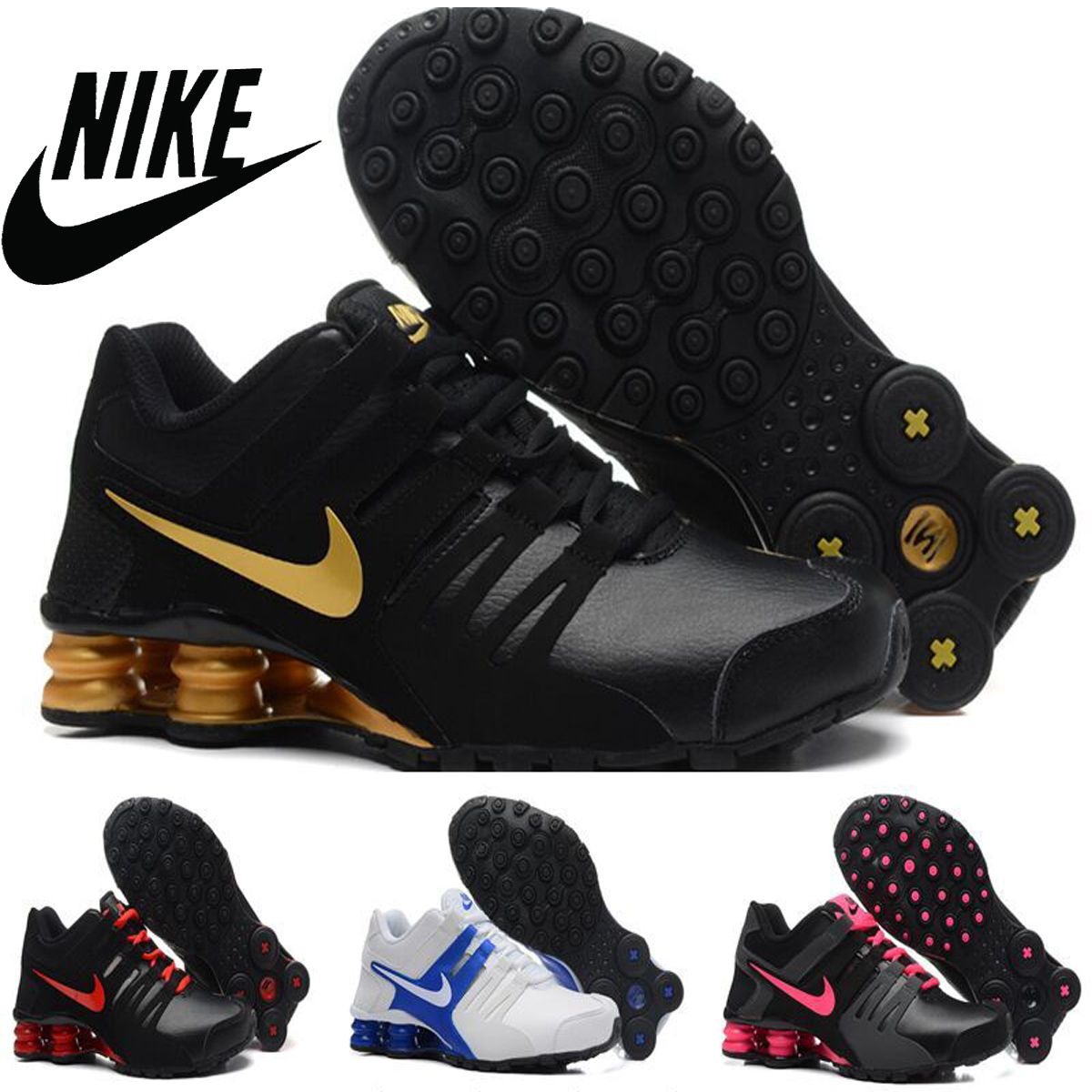 Nike Shox zapatos de los zapatos corrientes de 2016 nuevos entrenadores atléticos zapatos calzado
