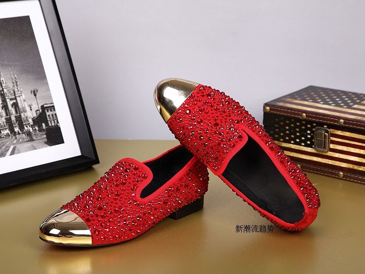 black and red casual shoes
