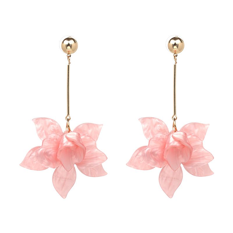 acrylic flower earrings