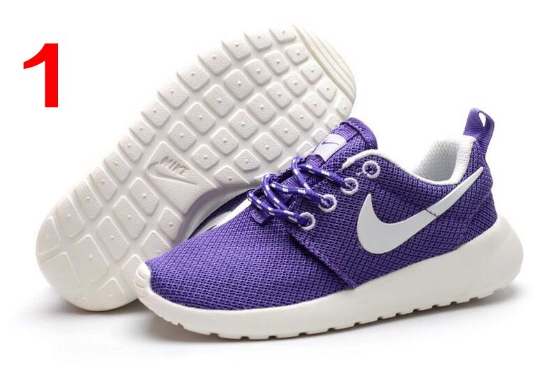 nike roshe run enfant violet