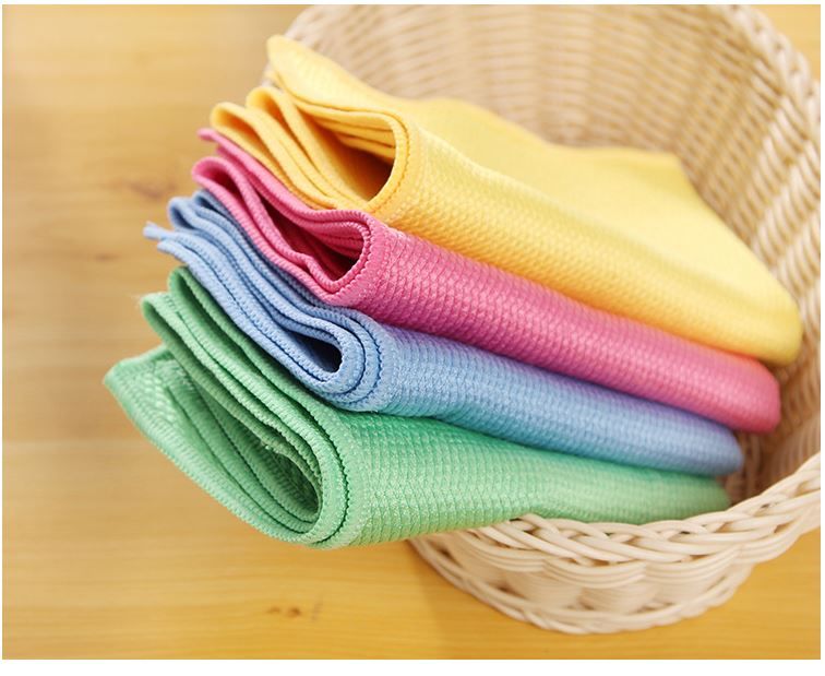 2021 Magic Glass Cleaning Cloth Traceless Easy Wipe Rag Non Debris Lint