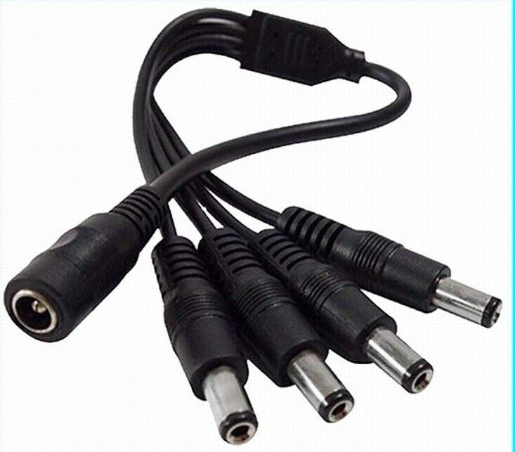 Caméra de Surveillance Alimentation Électrique Diviseur 12V Dc 2.1mm Femelle A