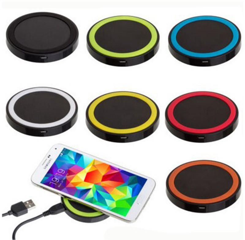 Cargador inalámbrico Qi Cargador para celular Cargadores mini dispositivo Qi-Samsung Samsung HTC HTC