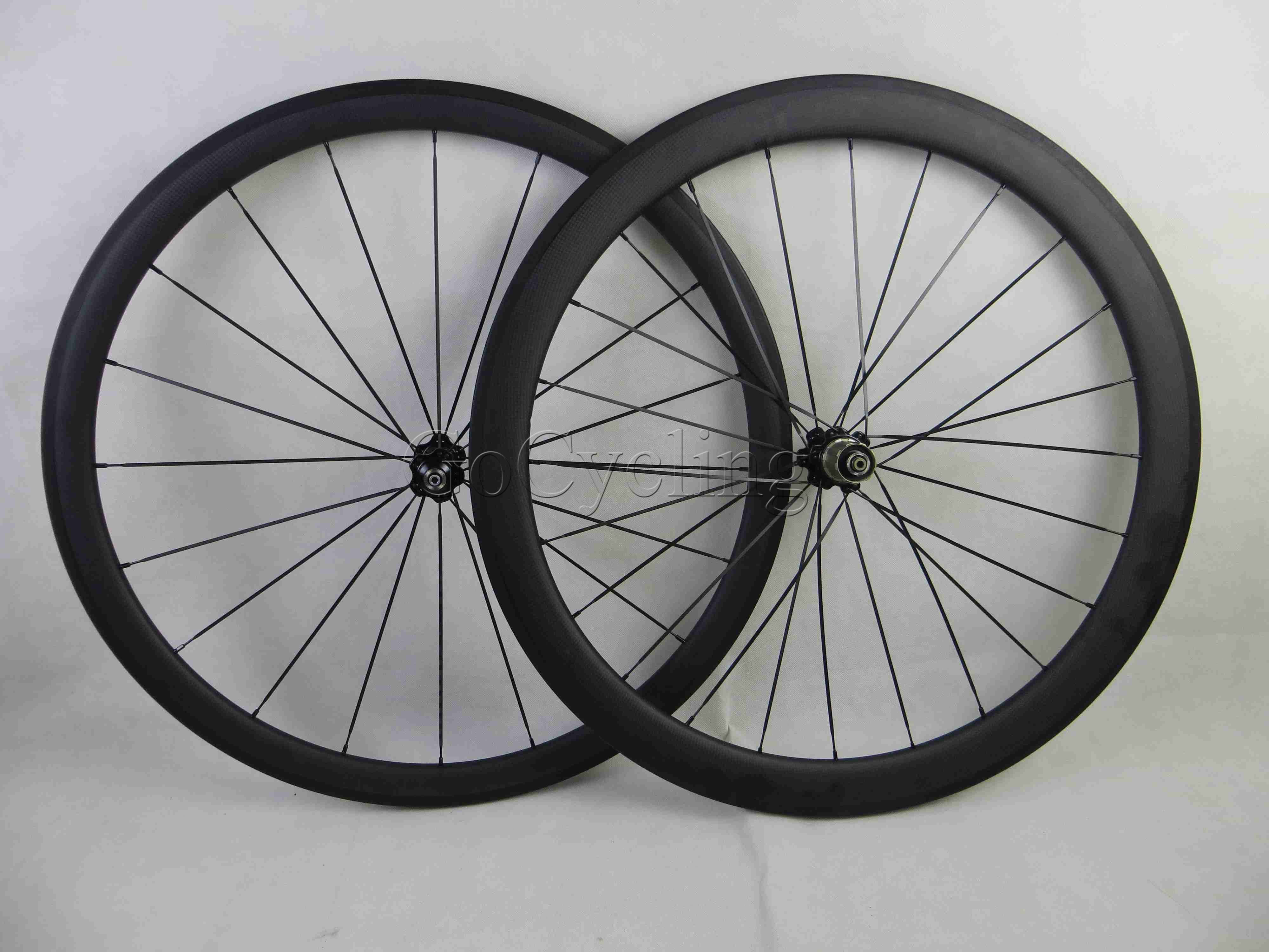 Ruedas De Bicicleta De Carretera De Carbono Rueda Delantera 38 Mm Y Rueda  Trasera Rueda De