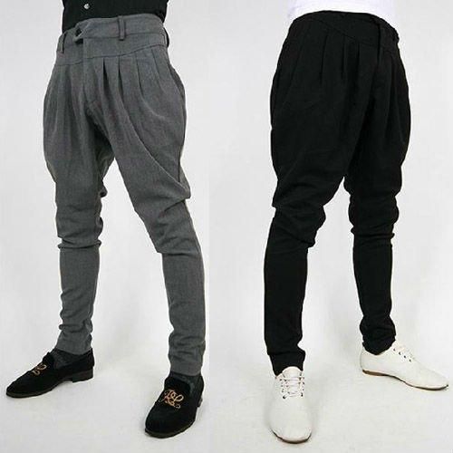 korean baggy jeans men's