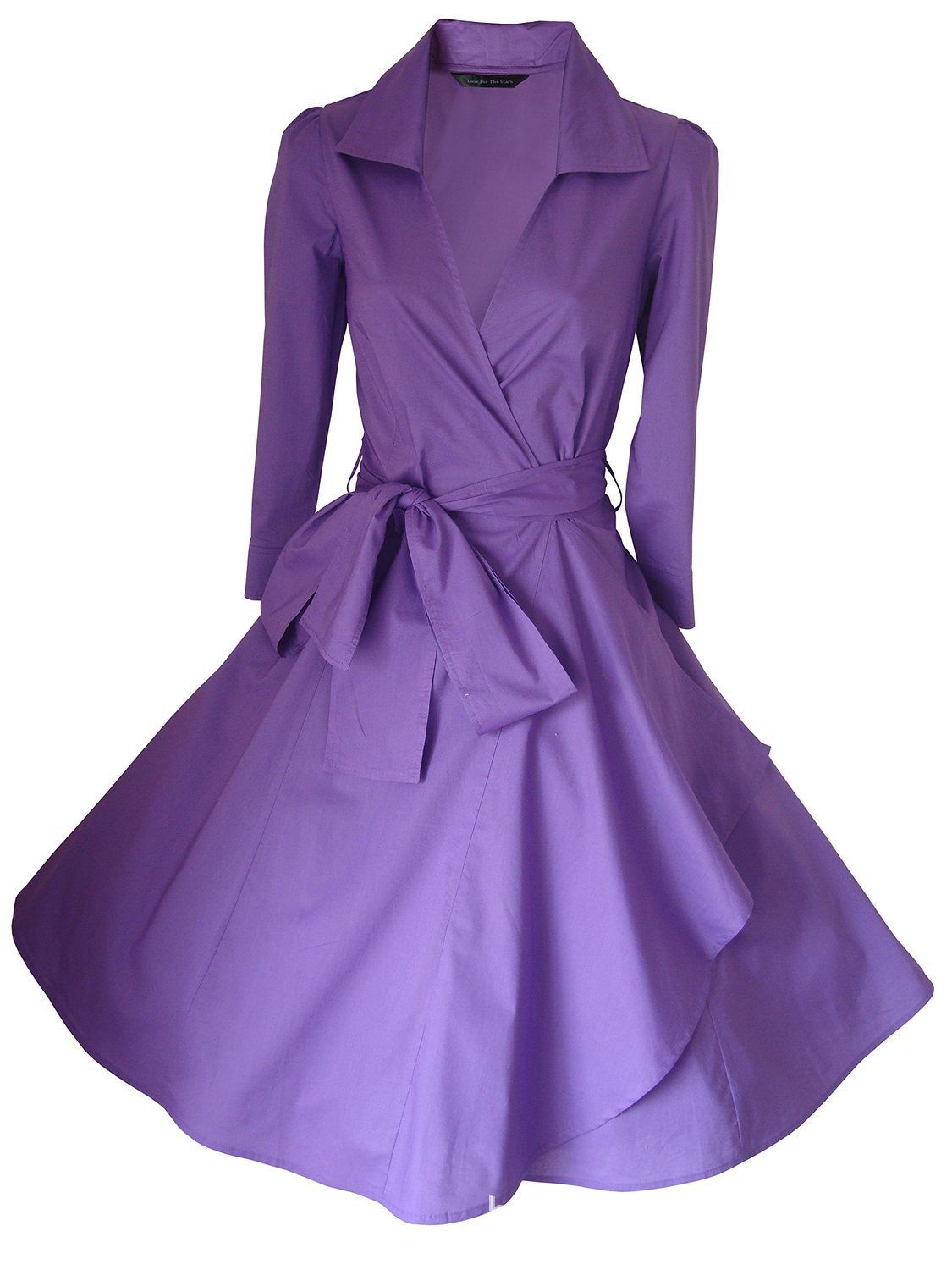 long sleeve 50s dress