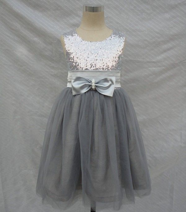 bling flower girl dresses