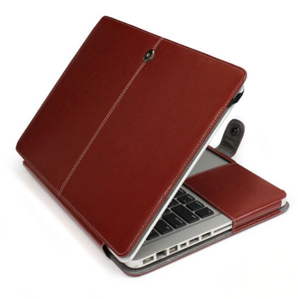 Premium Laptop Sleeve Bag Leather Protective Cover Case For Apple