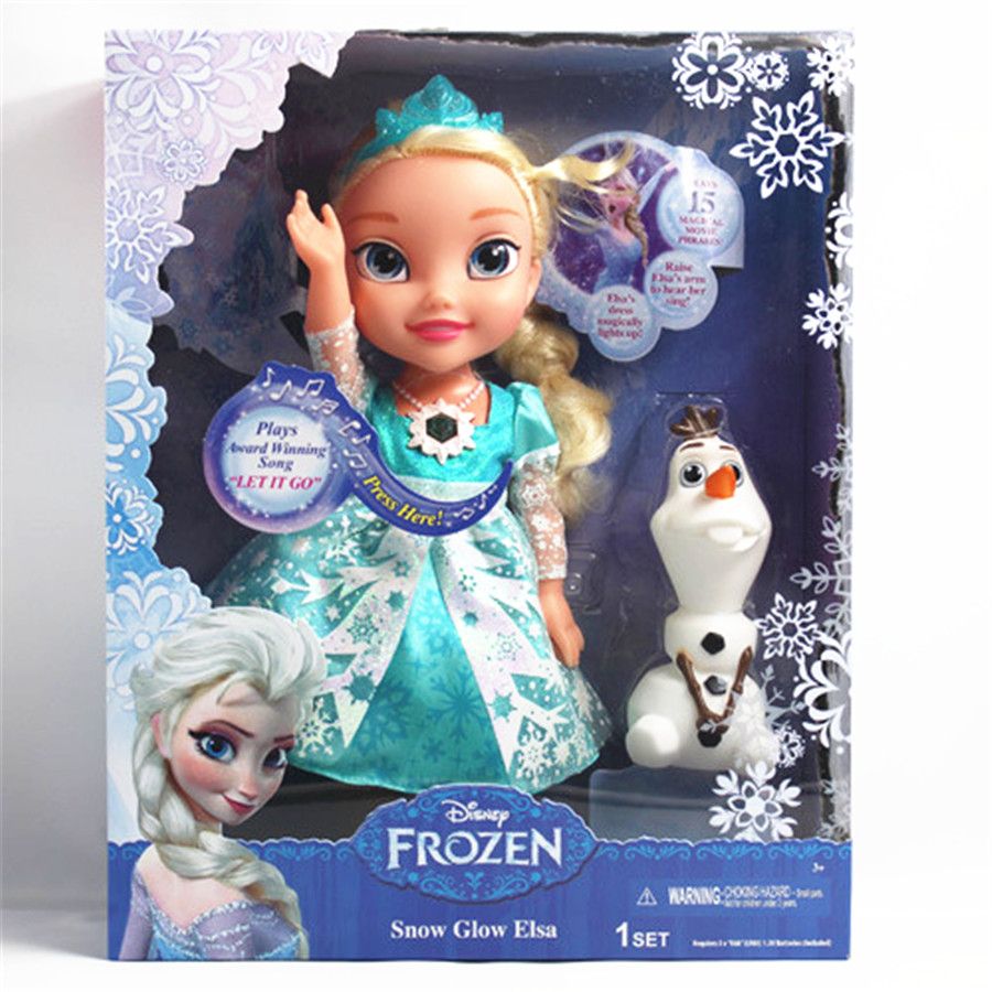 singing light up elsa doll