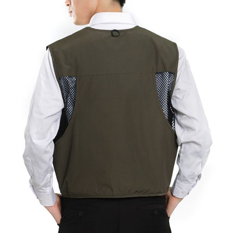 2020 Fall High Quality Outdoor Multi Pockets Vest Men Professional