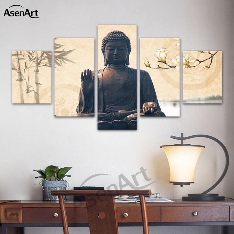 buddha metal wall art