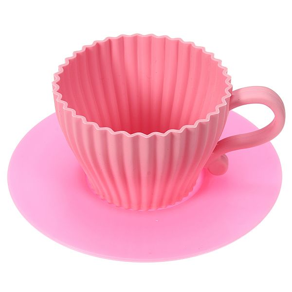 4pcs Cupcakes Muffin Baking Mould Chocolate Tea Cup Case