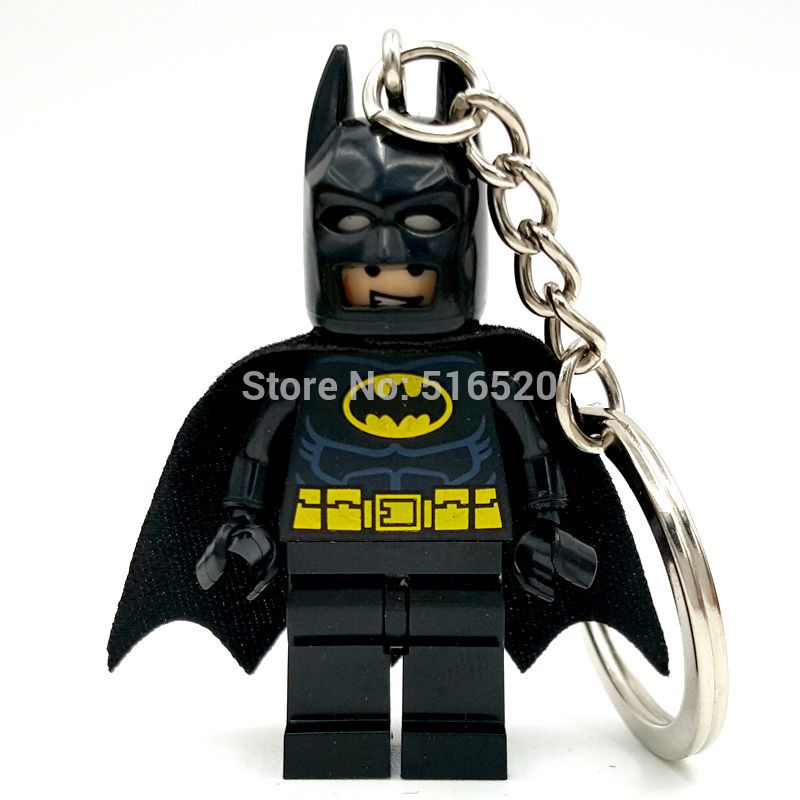 2021 Batman Super Hero Minifigures Keychain For Keys Custom Ring