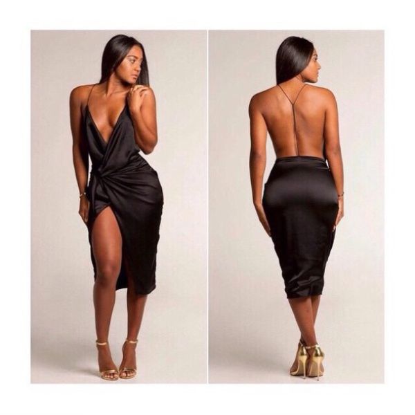 cocktail dress with slit