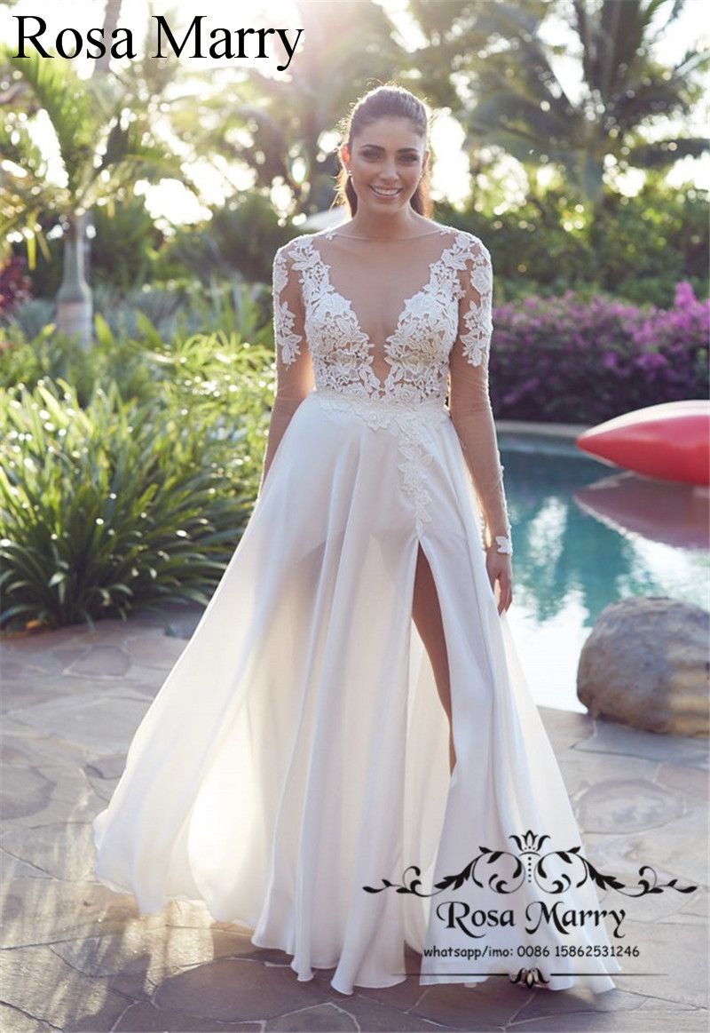 plus size beach wedding dresses