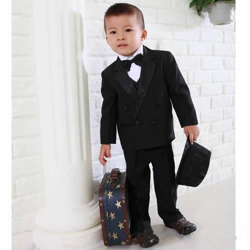 baby wearing suit