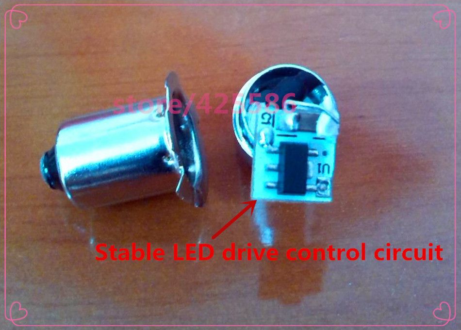 5s. 5s. 5s. 5s. лампочка для фонарика без резьбы 2,4v - 0,5a криптон p13.