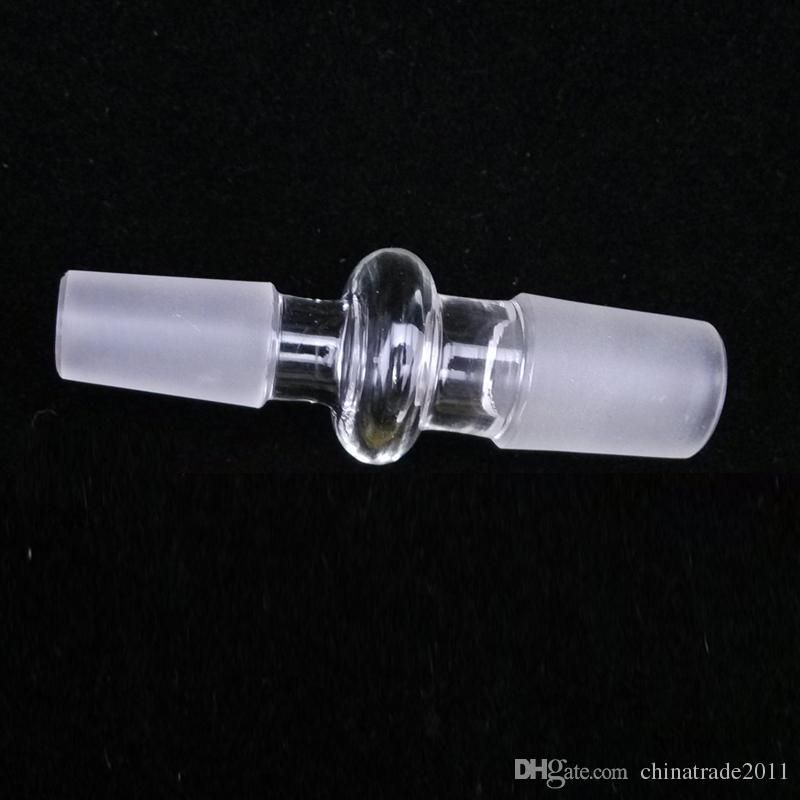 2021 Water Pipes Adapter 14mm To 18.8mm Recycler Glass Connector For