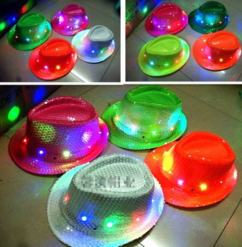 party hats with lights