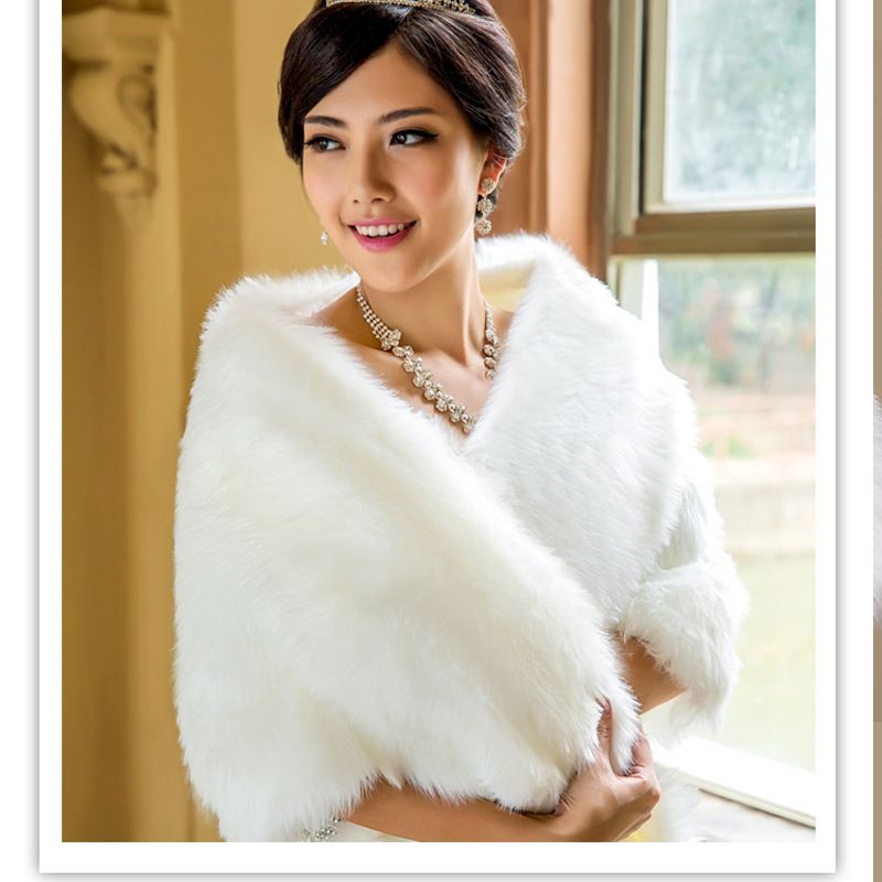 White Shrug Capes Stole Wraps Shawls ...