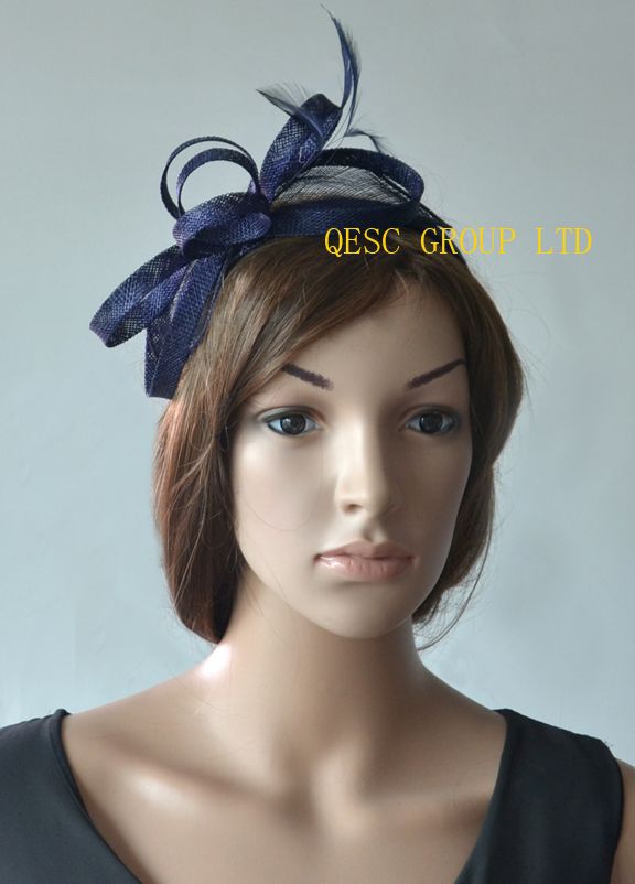 Sinamay Fascinator Feather Fascinator 