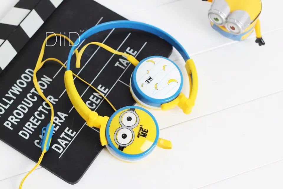 Cute Cartoon Pattern Despicable ME Minions Headset 3.5mm Standard Plug