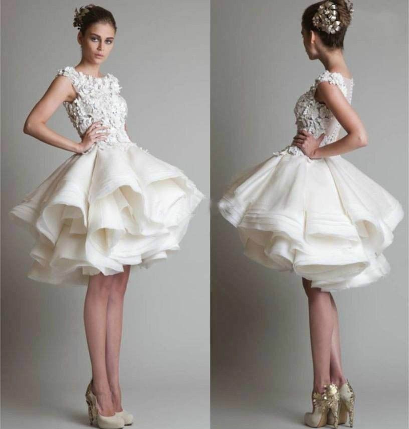 used short wedding dresses