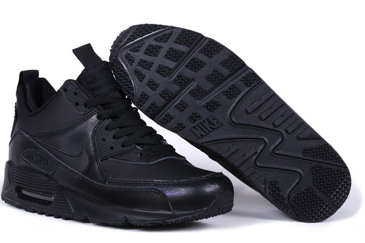 NIKE Air Max 90 SNEAKERBOOT Leather Men Running Shoes 2015 All BlackBrown Nike Air Maxes 1 Mid Cut Sport Shoe For Women And Girl Size 36 45 Athletic NIKE Air Max 90 SNEAKERBOOT Leather Men Running Shoes 2015 All BlackBrown Nike Air Maxes 1 Mid Cut Sport Shoe For Women And Girl Size 36 45 Athletic