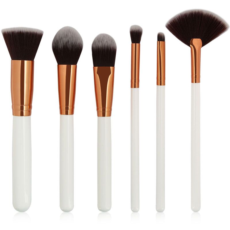 flat makeup brush set