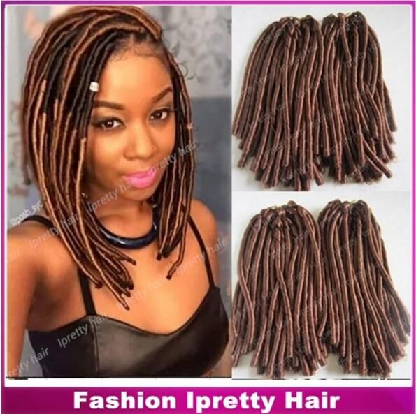 2019 New Chic Locs High Quality 15 Fold Brown Color Synthetic Dreadlocks Faux Twist Hair Extension For Black Women 100g Pack From Serena11 38 03