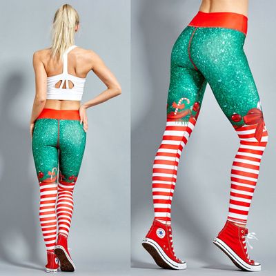 christmas yoga leggings