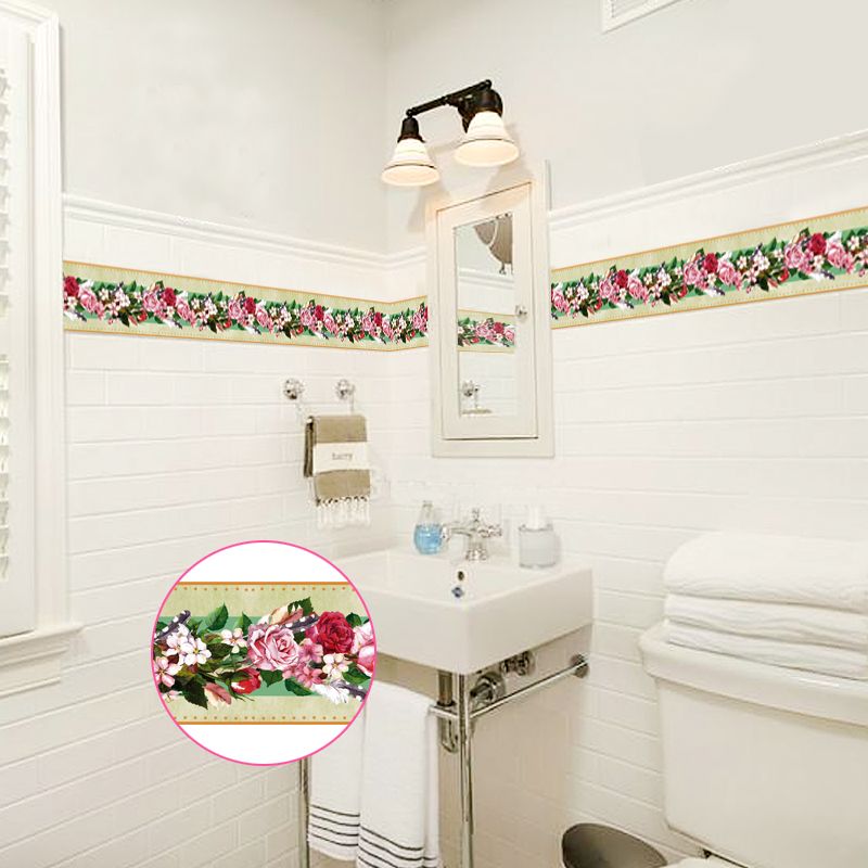 Grosshandel 10x1000 Cm Bunte Pflanze Blumen Wandaufkleber Fur Schrank Herd Fliesen Kuche Badezimmer Fenster Wandtattoos Wohnkultur Von May8888 12 26 Auf De Dhgate Com Dhgate