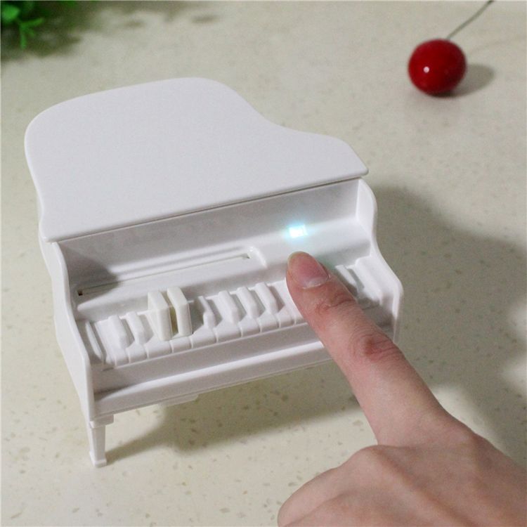 2021 Creative Design Piano Toothpick Box UV Disinfection Toothpicks