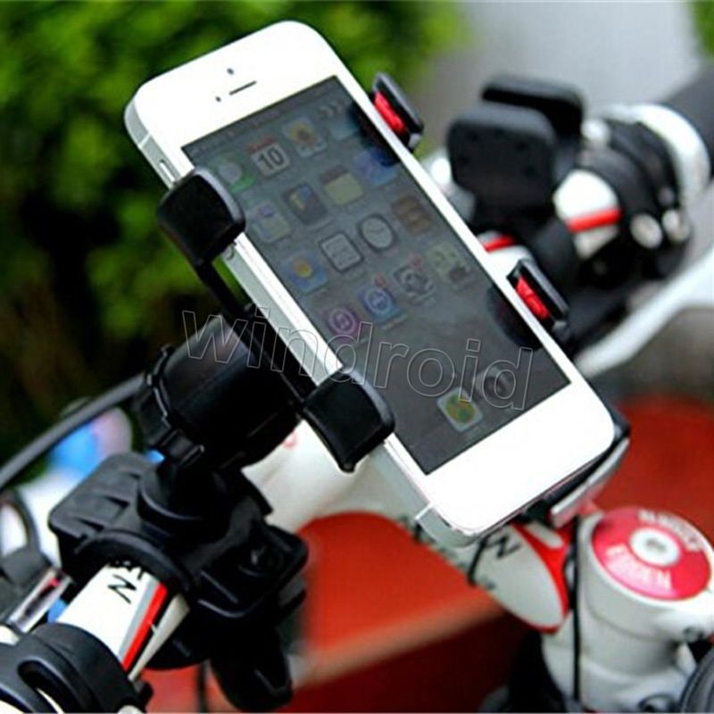 diseño de perno de montaje Teléfono Bicicleta Soporte para teléfono de Bicicleta babacom 360 ° giratorio resistente