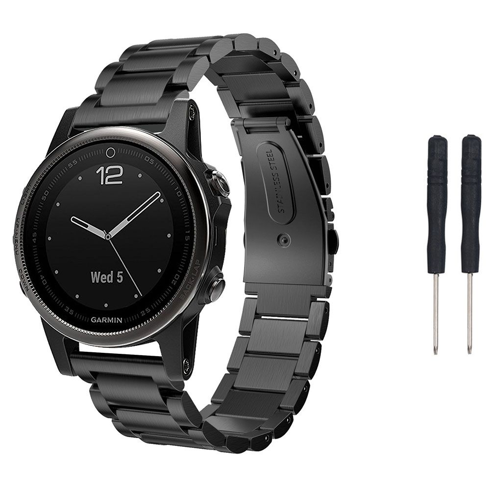 garmin metal watch bands