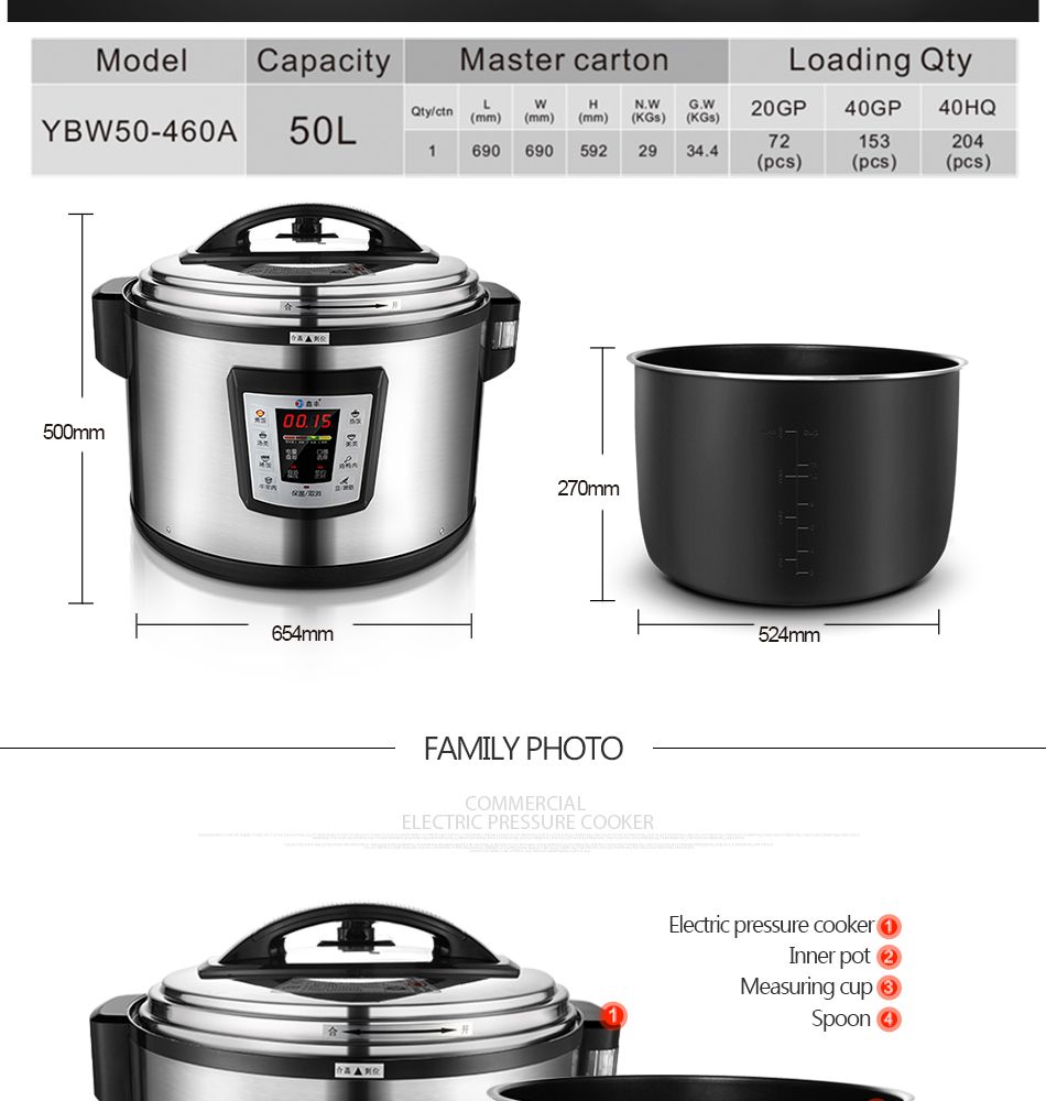 Wholesale Electric Pressure Cookers At 199.00, Get Restaurant Used Big