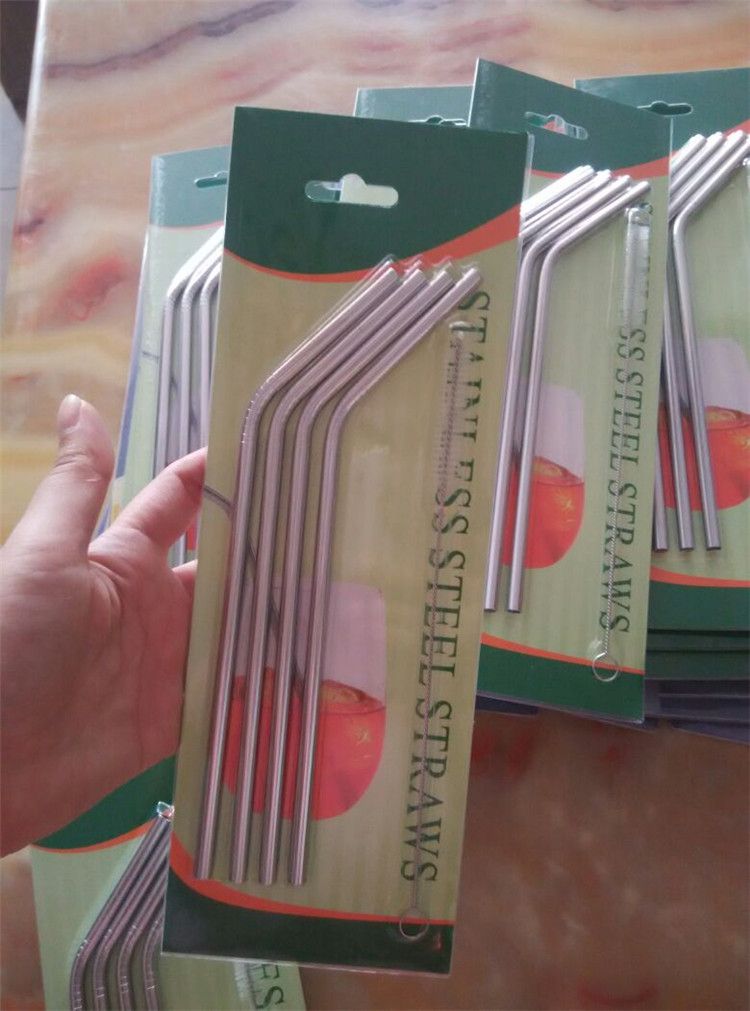 YETI STAINLESS STEEL DRINKING STRAWS With Cleaning Brush Set Retail