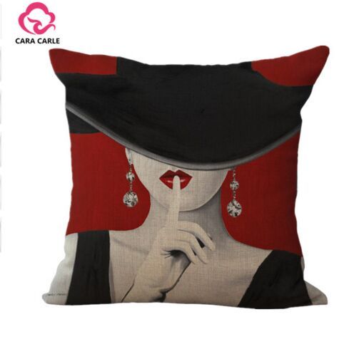 compre estilo retrato almofadas cojines decorativos cojin sin interior decoracion sofa suave venta caliente cojines de lino de algodon a 9 58 del
