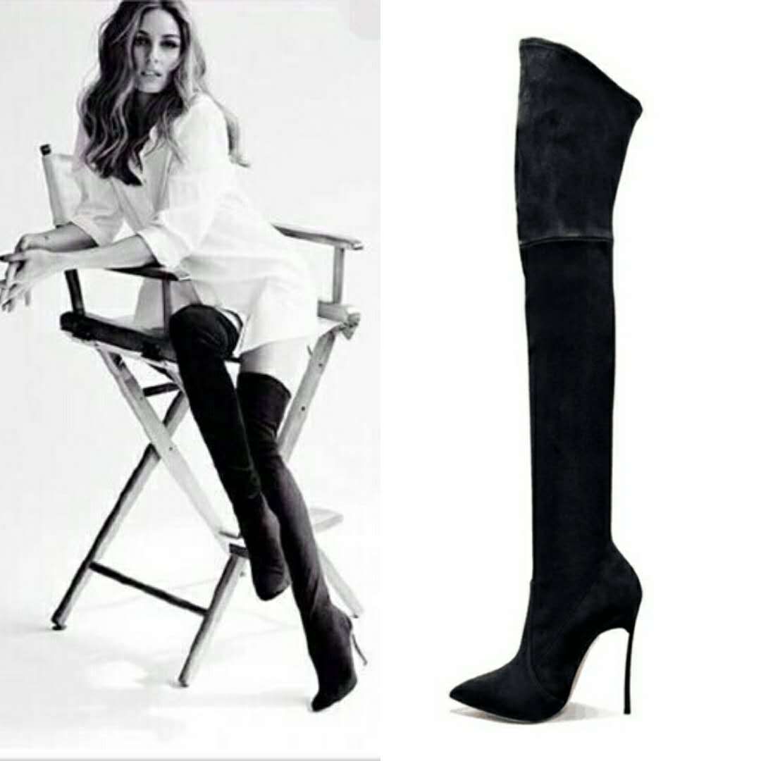 high heels over the knee boots