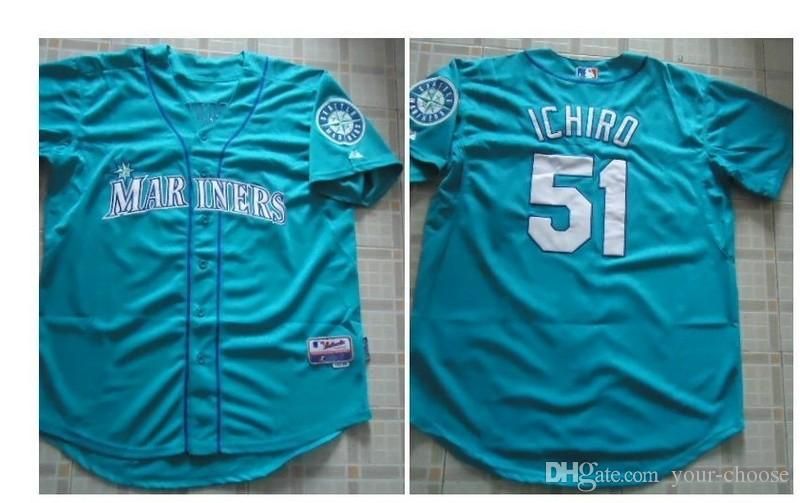 Cheap Seattle Mariners #51 Ichiro Mens Baseball Jerseys Grey White Navy  Green Embroidery MLB Athletic Shirt Cool Base Football Jersey M XXXL From  Vinkors, $19.09