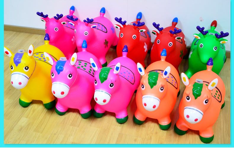 inflatable jumping horse