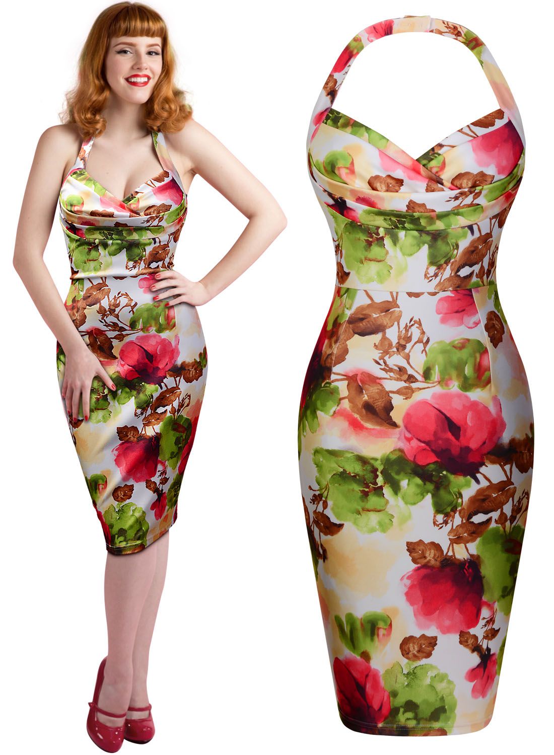 rockabilly hawaiian dress