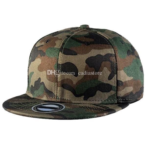 camouflage flat bill hats