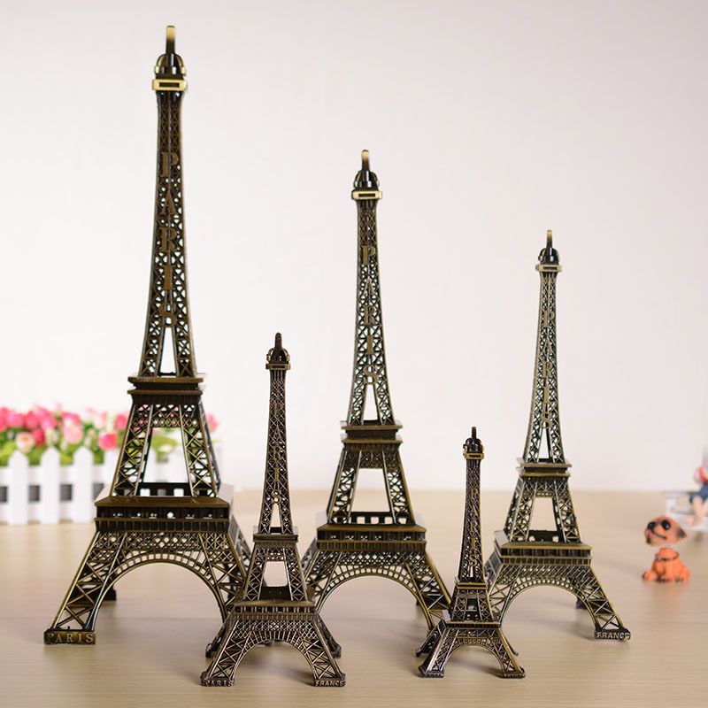 2020 France Paris 3d Eiffel Tower Model Alloy Eiffel Tower Desk