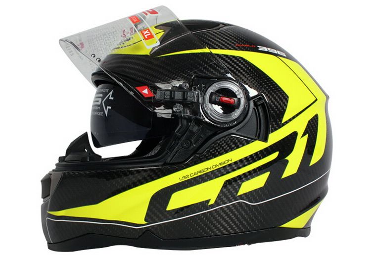 Acquistare 2016 New LS2 Doppia Lente In Fibra Di Carbonio Moto Casco  Integrale Moto Da Corsa Caschi Con Regolatore Di Sicurezza Airbag FF396.1  CR1 Economico | Consegna Veloce E Qualità | DHgate Italy