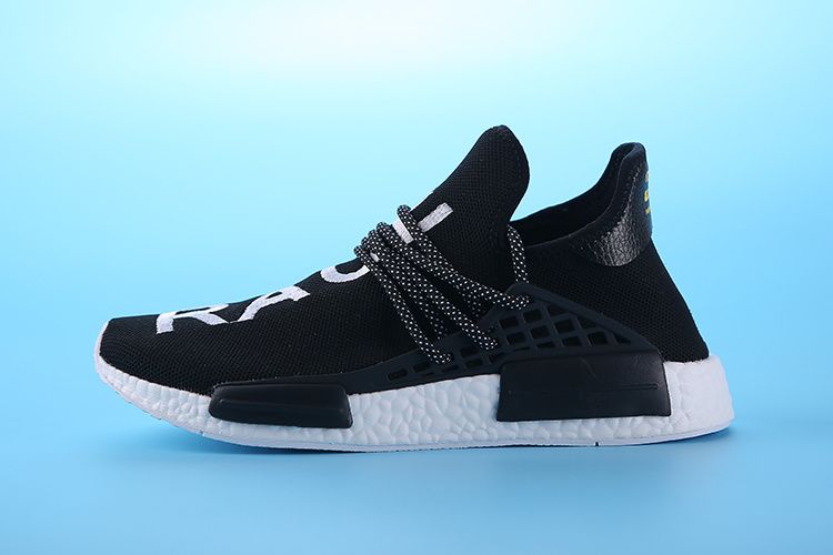human race shoes black and white