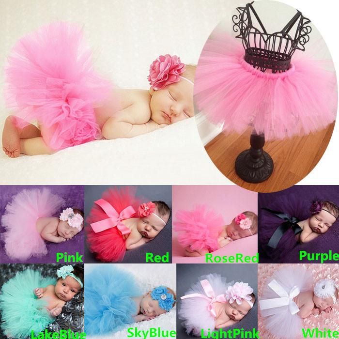 newborn baby girl tutus and headbands